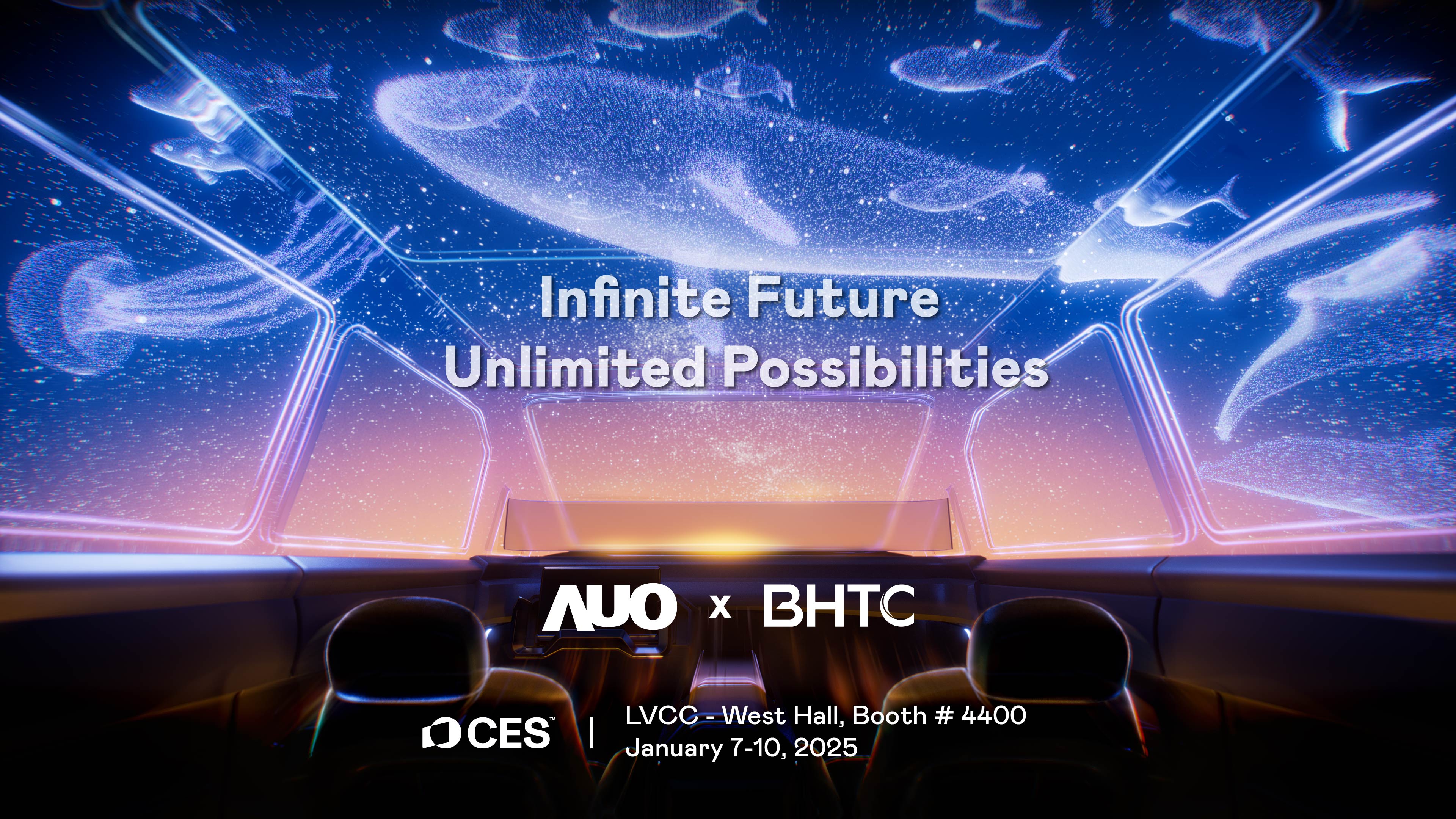 OD体育以Infinite Future, Unlimited Possibilies为主题，联合BHTC于CES 2025扩大规模展出